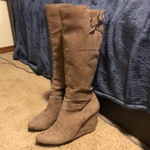 Jessica Simpson Suede Knee High Boots